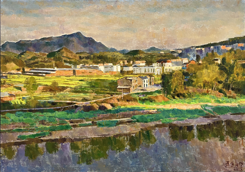 聂道汨 《初春》布面油彩162×114cm 2022年_副本.jpg